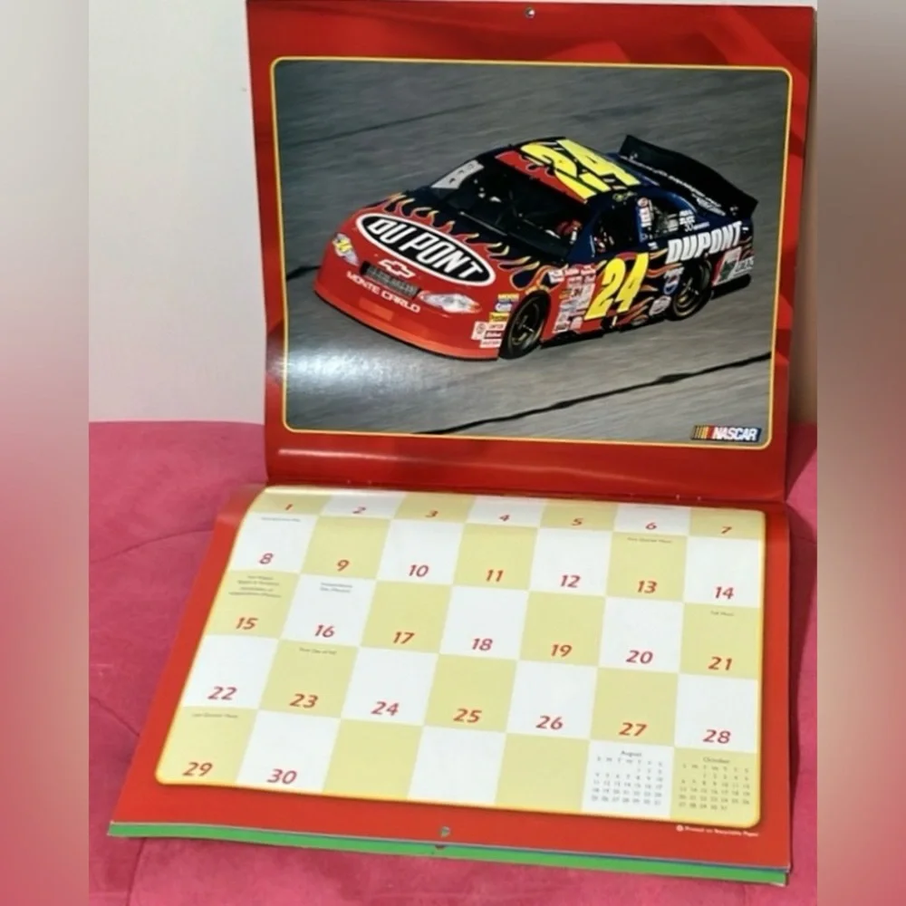 Jeff Gordon NASCAR #24 Vintage collector’s 3 pc. bundle including 2002 Calendar